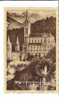 Lourdes, Rückseite Reklame Chocolat Martougin, Beschrieben - Lieux Saints