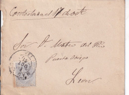 CARTA 1891  MADRID A LEON - Lettres & Documents