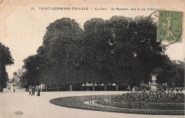 FRANCE - Saint Germain En Laye - Le Parc - Le Parterre Vers La Rue D'Alsace - Carte Postale Ancienne - St. Germain En Laye (Kasteel)