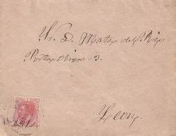 CARTA 1886  MADRID A LEON - Storia Postale