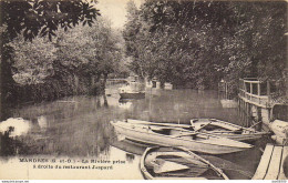 94 MANDRES LA RIVIERE PRISE A DROITE DU RESTAURANT JASPARD - Mandres Les Roses