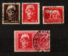 1945 - Italia - Luogotenenza 532/34 + E 24 Imperiale Senza Fasci    -------- - Used