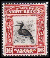 1909-1911. NORTH BORNEO. Country Motives - Animals. 16 C.  (MICHEL 136) - JF540023 - North Borneo (...-1963)