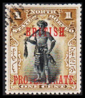 1901-1902. NORTH BORNEO. STATE OF NORTH BORNEO Overprinted BRITISH PROTECTORATE 1 CENT. (Michel 97) - JF540028 - North Borneo (...-1963)