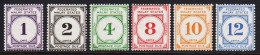 1924. FEDERATED MALAY STATES POSTAGE DUE. Complete Set With 6 Ex. Very Light Hinged.  (Michel P. 1-6) - JF540042 - Federated Malay States