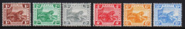 1918-1919. FEDERATED MALAY STATES Tiger. 1, 2, 3, 4, 6 And 10 CENTS. Hinged. (Michel 44-49) - JF540043 - Federated Malay States