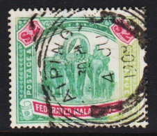 1904-1922. FEDERATED MALAY STATES Elephants. $2. Cancelled TAIPING 4 JU 1908.  (Michel 36) - JF540045 - Federated Malay States