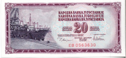YOUGOSLAVIE - 20 Dinar 1978 UNC - Yougoslavie