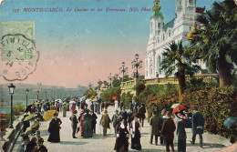 MONACO - Monte Carlo - Le Casino Et Les Terrasses - Carte Postale Ancienne - Monte-Carlo