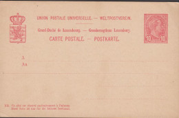 1906. LUXEMBOURG. CARTE POSTALE. 10 Centimes CARTE POSTALE Grossherzog Adolf. - JF445182 - Ganzsachen