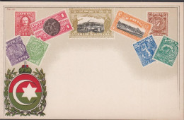 1900-1910. CRETE. Beautiful Carte Postale With Stamp Motives From Crete.  - JF445224 - Crète