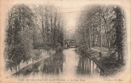 FRANCE - Maintenon - Parc Du Château - Le Pont Rouge - Carte Postale Ancienne - Maintenon