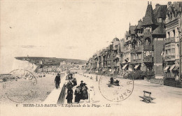 FRANCE - Mers Les Bains - L'esplanade De La Plage - Carte Postale Ancienne - Mers Les Bains