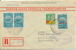 BF0124 / BRASILIEN  -  PERNAMBUCO  -  22.10.31  , Zeppelin-Flug über Friedrichshafen Nach Köln  -  Michel 367 , ... - Airmail