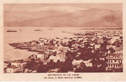 BEYROUTH  ET LE LIBAN        AU FOND   LE MONT SANNINE - Liban