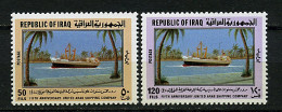 Irak ** N° 1021/1022 - Bateaux - Iraq