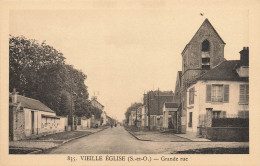 Vieille église En Yvelines * Grande Rue * Villageois - Other & Unclassified