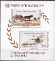 UNO WIEN 1985 Mi-Nr. Block 2 ** MNH - Blocs-feuillets