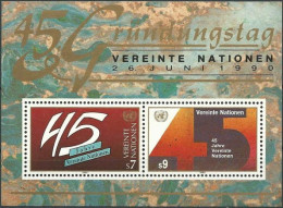 UNO WIEN 1990 Mi-Nr. Block 5 ** MNH - Blocks & Sheetlets