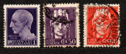 1945 - Italia - Luogotenenza 538/40 Imperiale Senza Fasci    -------- - Usados