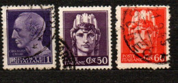 1945 - Italia - Luogotenenza 538/40 Imperiale Senza Fasci    -------- - Used