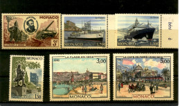 Monaco 6 Timbres Divers Bateaux Tourisme - Collections, Lots & Séries