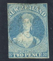 NEW ZELAND. 2p. Matasellado (apenas Visible). Márgenes Cortos. - Used Stamps