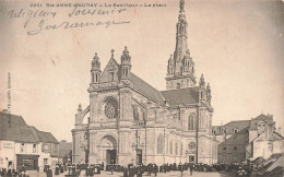FRANCE - Ste Anne D'Auray - La Basilique - La Place - Animé - Dos Non Divisé - Carte Postale Ancienne - Sainte Anne D'Auray