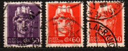 1945 - Italia - Luogotenenza 538 + 539 X 2 Imperiale Senza Fasci    -------- - Afgestempeld