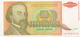 YOUGOSLAVIE - 5 000 000 000 Dinar 1993 UNC - Yougoslavie