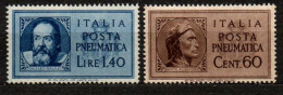 1945 - Italia - Luogotenenza PN 16/17 Posta Pneumatica Senza Fasci    -------- - Mint/hinged