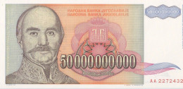 YOUGOSLAVIE - 50 000 000 000 Dinar 1993 UNC - Yougoslavie