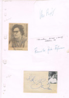 JEUX OLYMPIQUES - AUTOGRAPHES DE MEDAILLES OLYMPIQUES - CONCURRENTS D'ALLEMAGNE DE L'EST - - Authographs