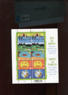 Belgie 4014/18 Okapi Pumpkin Earth Candle Full Sheet 2010  MNH Plaatnummer 2 - 2011-2020