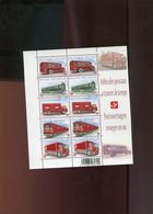 Belgie 2010 F4056/60 Postal Vehicles Truck Bus Tram Velletje Van 10 MNH RR Plaatnummer 4 - 2011-2020