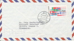 Portugal Air Mail Cover Sent To Denmark 17-5-1985 Single Franked - Briefe U. Dokumente