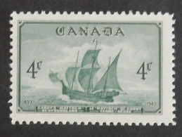 CANADA YT 229 NEUF**MNH"BATEAU DE JEAN CABOT" ANNÉE 1949 - Nuevos