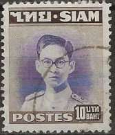 THAILAND 1947 King Bhumibol - 10b. - Violet And Brown FU - Thailand