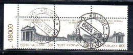 VATICANO VATICAN VATIKAN 1991 ASSEMBLEA SPECIALE PER L'EUROPA SINODO DEI VESCOVI SERIE COMPLETA COMPLETE SET USATA USED - Used Stamps