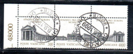 VATICANO VATICAN VATIKAN 1991 ASSEMBLEA SPECIALE PER L'EUROPA SINODO DEI VESCOVI SERIE COMPLETA COMPLETE SET USATA USED - Usati