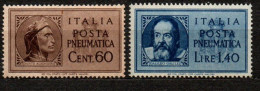 1945 - Italia - Luogotenenza PN 16/17 Posta Pneumatica Senza Fasci    -------- - Mint/hinged