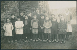 50 VERNIX - Cpa Photo - Ecoliers Et Leur Maitresse - TTB / TOP RARE - Autres & Non Classés