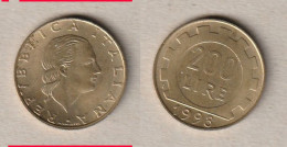 00543) Italien, 200 Lire 1998 - 200 Lire