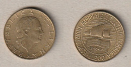 00540) Italien, 200 Lire 1992 Philatelie - 200 Liras