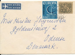 Portugal Cover Sent To Denmark 10-12-1966 ?? - Brieven En Documenten