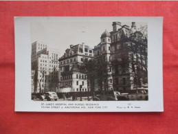 RPPC. St Lukes Hospital & Nurses Residence. 113-114 Th Street.  New York > New York City >       Ref 6286 - Manhattan