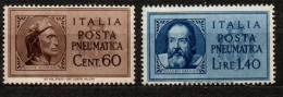 1945 - Italia - Luogotenenza PN 16/17 Posta Pneumatica Senza Fasci    -------- - Mint/hinged