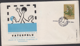 SPORTS - YUGOSLAVIA -1966- ILLUSTRATED COVER AND POSTMARK WATER POLO CUP - INTERESTING ITEM  - Water Polo