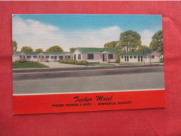 Tucker Motel. Minneola  Kansas     Ref 6286 - Altri & Non Classificati