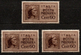 1945 - Italia - Luogotenenza PN 16 X 3 Posta Pneumatica Senza Fasci    -------- - Nuevos